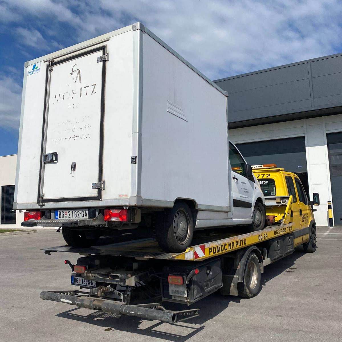 Šlepanje kombi vozila u Beogradu i okolini